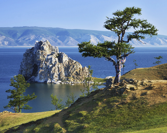 Алмазная мозаика 40x50 Озеро Байкал