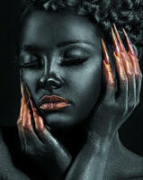 Без бренда «Портрет с золотыми ногтями» в Казане