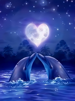 Без бренда «Дельфины под луной вида сердца» в Казане