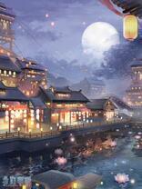 Без бренда «Ночной город на фоне луны» в Казане