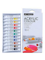 Без бренда «Коробка 48 шт.: Акриловые краски «Две картинки» 12 шт. по 12 мл, проф. пигмент» в Казане