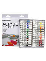 Без бренда «Коробка 24 шт.: Акриловые краски «Две картинки» 24 шт. по 12 мл, проф. пигмент» в Казане