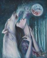 Без бренда «Девушка и волк в полнолуние» в Казане в интернет-магазине Без бренда «Девушка и волк в полнолуние» в Казане