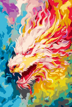 Без бренда «Разноцветный огненный дракон» в Казане в интернет-магазине  Без бренда «Разноцветный огненный дракон» в Казане