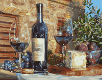 Вино и выдержанный сыр