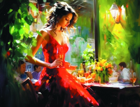 Без бренда «Милая девушка с бокалом шампанского» в Казане в интернет-магазине  Без бренда «Милая девушка с бокалом шампанского» в Казане