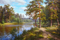 Без бренда «Хвойный лес и река» в Казане в интернет-магазине  Без бренда «Хвойный лес и река» в Казане