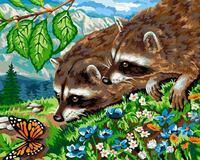 Без бренда «Еноты и бабочка на цветочной поляне» в Казане